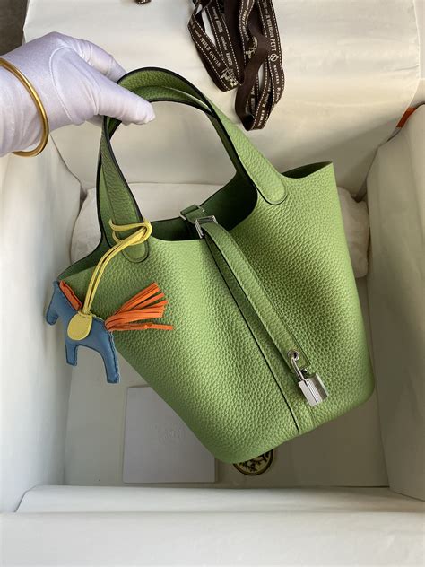 hermes picotin vert criquet|hermes vert criquet.